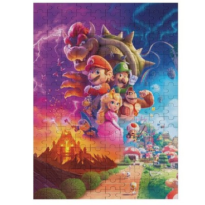 The Super Mario Bros Puzzle 120/200/300/500/1000 Teile Geschenk für Erwachsene