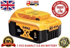 DeWALT 18V/20v XR Max Nominal is 18v Li-ion Battery 5.0Ah New