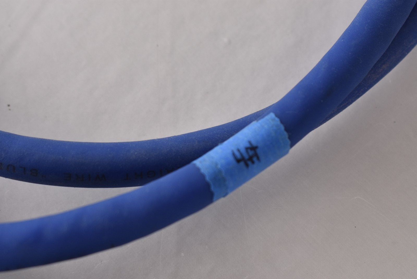 4ft Straight Wire "Blue Thunder" Power Cord IEC Mains Cable - Made In USA