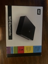 WD Elements 1TB USB 2.0 3.5" Desktop External Hard Drive WDBAAU0010HBK