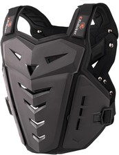 Chaleco de armadura para carrocería de motocicleta equipo para moto de tierra, protector de pecho motocross negro