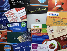 Ukraine Collectible Discount Cards Store Supermarket Various Mix by Your Choose