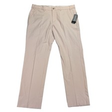 Michael Kors Mens Major Classic Fit Stretch Performance Pants Light Pink 36x30