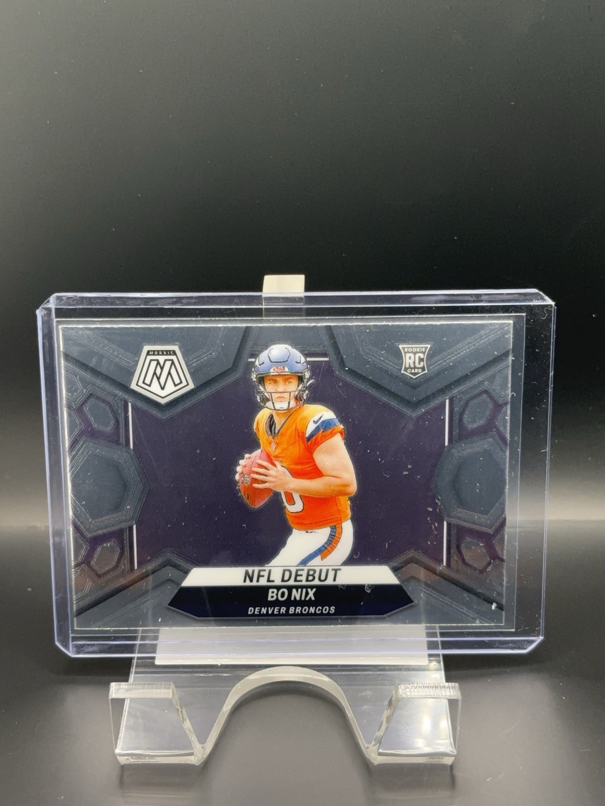 2024 Panini Mosaic - NFL Debut Bo Nix #271 Silver Prizm (RC)