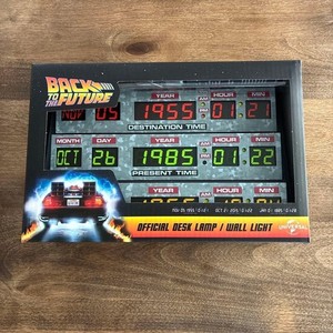 Light Box Retour Vers Le Futur - Time Circuit 3D Avec Alimentation USB - Neuf - Numskull Japon