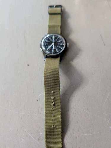 Vintage 1980’s Timex Military Camper Magyver Mechanical Men’s Watch Running
