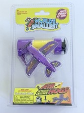 Worlds Smallest Air Hogs Flying Air Pressure Miniature Plane w/ Pump New