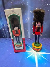 VINTAGE 12" Nutcracker Kurt Adler Old World Wood Musical Nutcracker Christmas