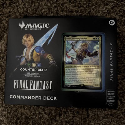 mtg final fantasy counter blitz | #MTGxFINALFANTASY Commander Deck card Commander deck and two Play Boosters to hunt inserts and special treatments Magic: The Gathering FINAL FANTASY