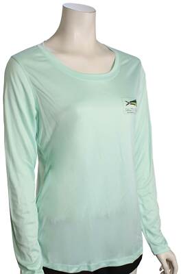 Salty Crew El Dorado Scoop Neck LS Surf Shirt - Sea Foam - New