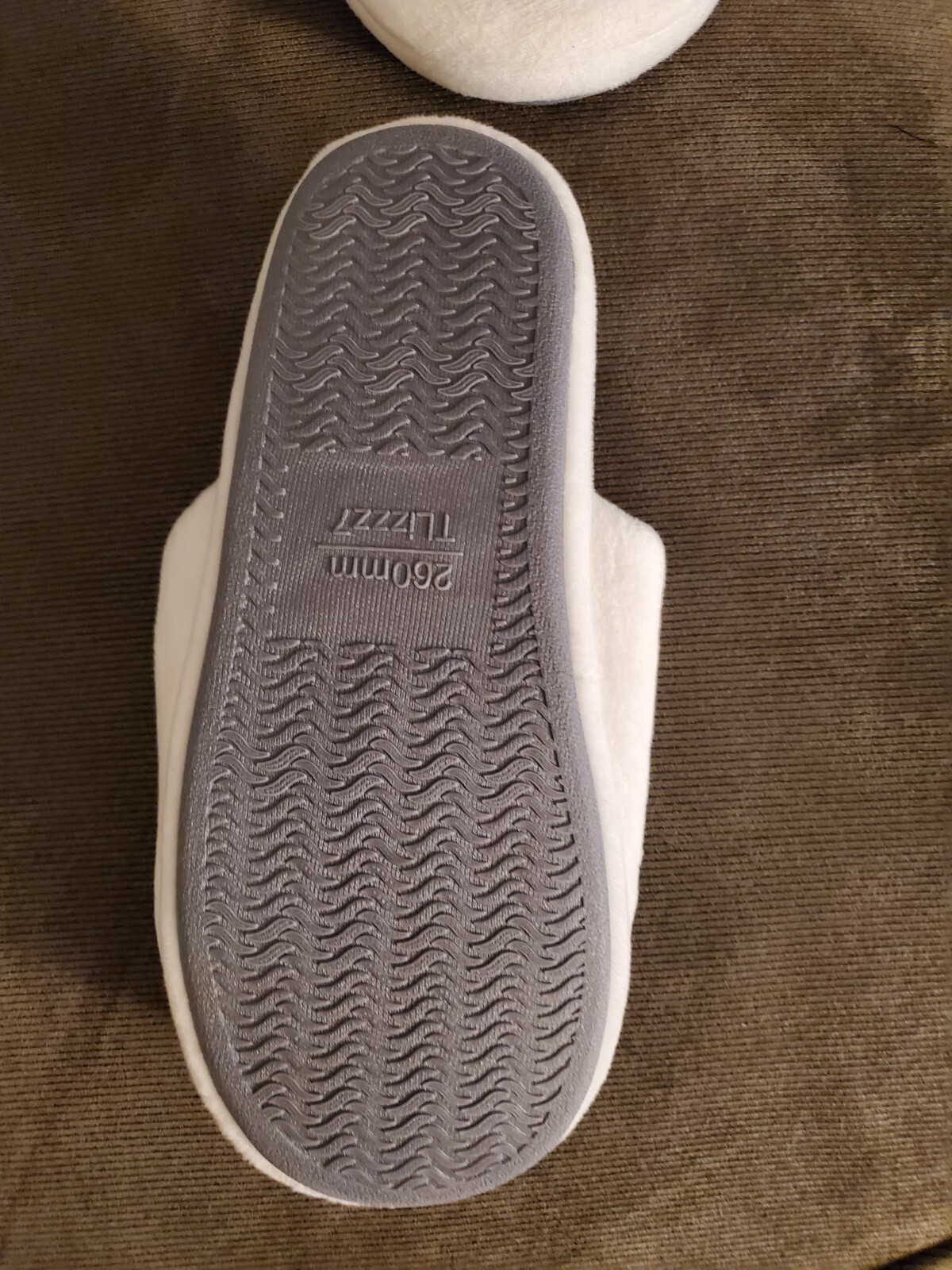 PANTOFOLA D’ORO OES Pantofole bianche cerchio d'oro