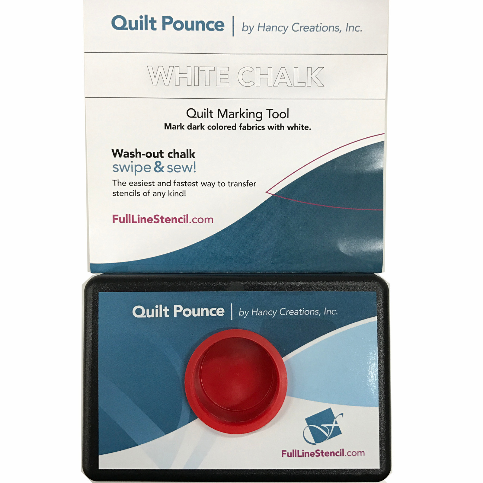 Quilt Pounce Pad With WashOut White Chalk Powder 2 Oz. Bag Quilt