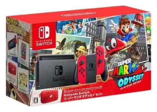 Nintendo Switch 32GB Super Mario Odyssey Edition Bundle Red Joy-Con  HACSKADLC - Best Buy