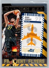 2021 Hoops Winter Frequent Flyers Basketball #3 Rudy Gobert  Utah Jazz