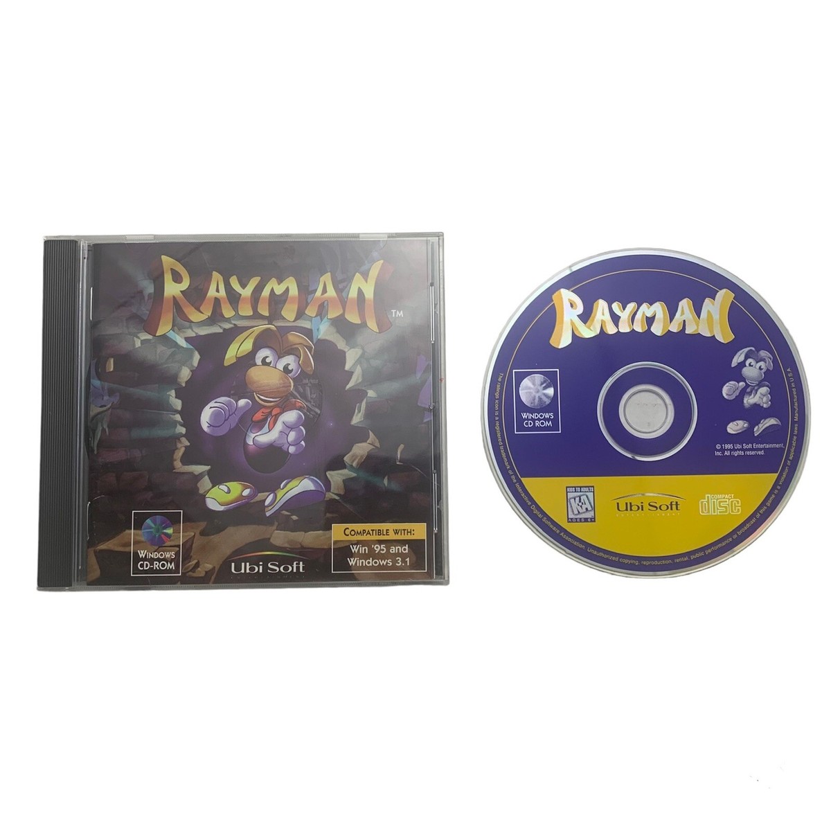 Rayman (Windows PC CD-ROM, 1995) Ubi Soft Disc Only - VGC | eBay
