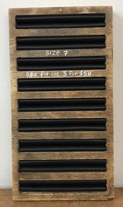 Handmade Custom Made Wooden Ring Jewelry Retail Store Shop Display Holder Wood 3