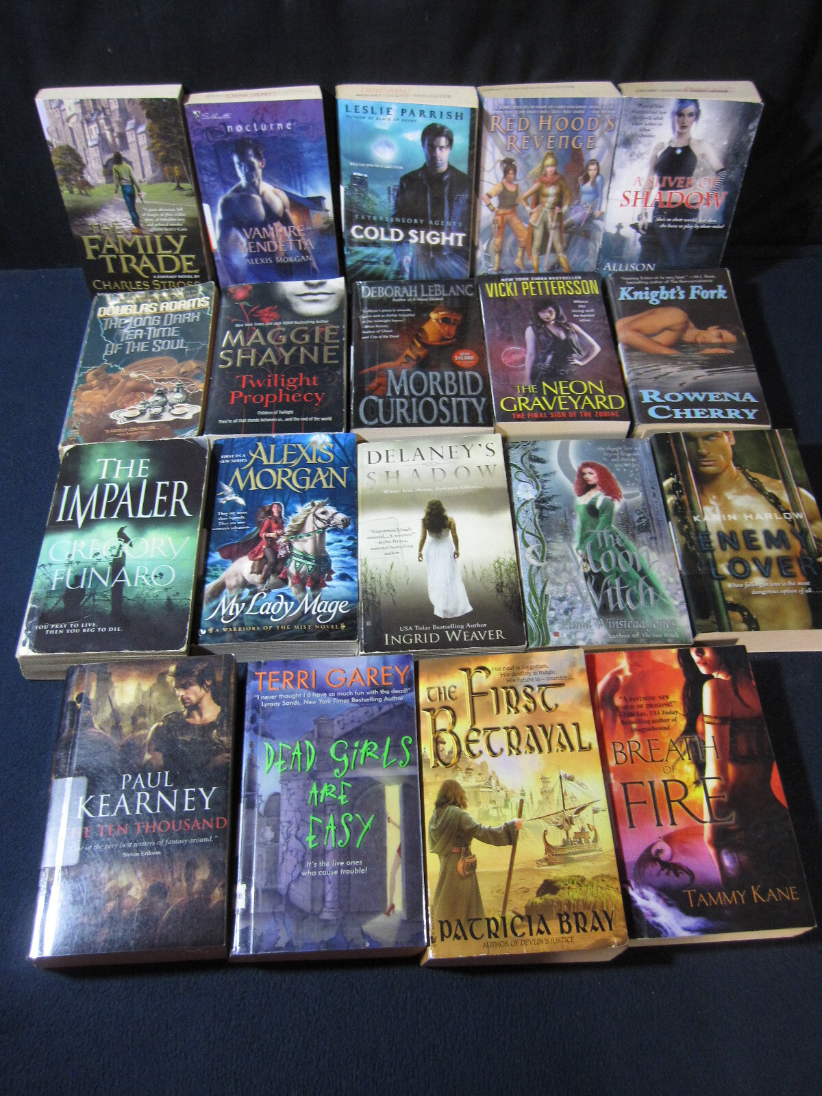 Paranormal/Fantasy Romance Novels Set of 19 Novels - Includes Shipping ...