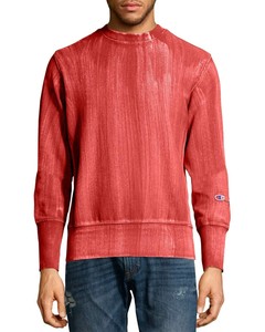 red bleached sweatshirt