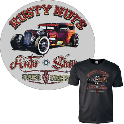 Hot Rod Auto Herren T-Shirt american classic Old retro design speed shop *1004