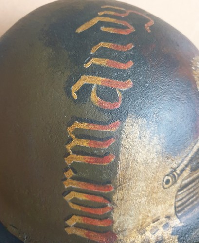 WW2 American MI Helmet Shell Relic Dedicated to the Fighting in Normandy in 1944 - Picture 13 of 18