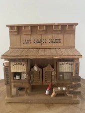 CUSTOM WOOD MINI SALOON DECOR WALL ART