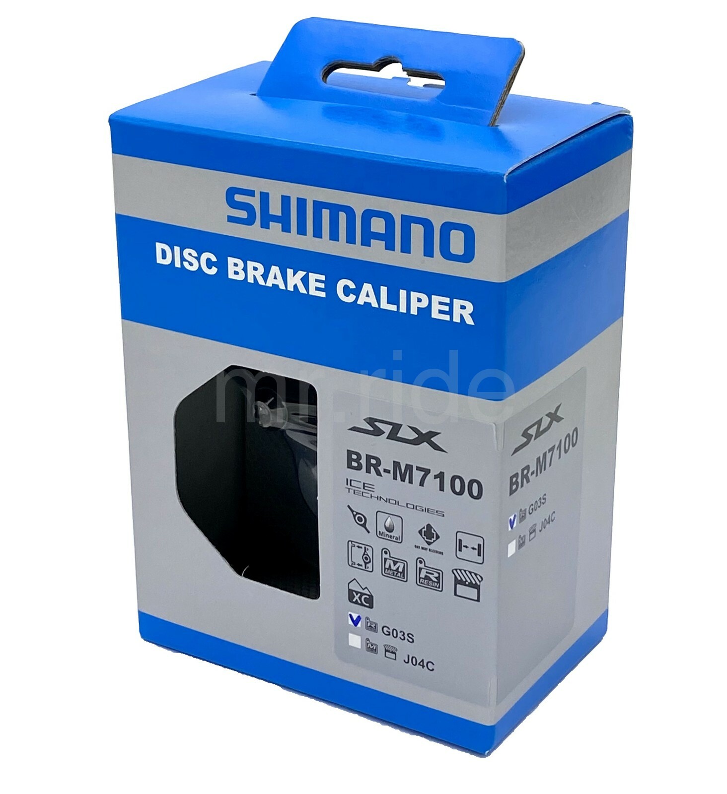 Shimano SLX BR-M7100 Hydraulic Disc Brake Caliper 2-Piston Post Mount Resin Pad