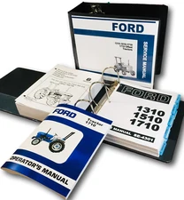 Ford 1710 Tractor Service Parts Operators Manual Owners Repair Shop Set Workshop