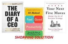 Your Next Five Moves + Feel Good Productivity + The Diary of a CEO: 3 Book Set