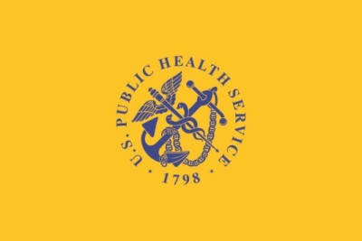 Aufkleber US Public Health Service  PHS  Flagge Fahne 18x12 cm Autoaufkleber