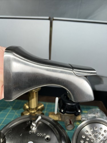 Moen Bridgeford Gebürstetes Nickel 1 Griff Bad Trim Kit-2ea Ventile-Duschkopf & Zapfen - Bild 7 von 11