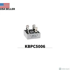 1PCS KBPC5006 Power Bridge Rectifier 50A 600V Metal Case Diode Bridge 