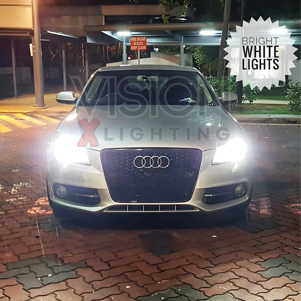 Par de lâmpadas de xenônio brancas 6000K faróis de feixe baixo D3S para Audi A4 B8 2008-2012 - Imagem 2 de 4