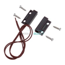100VDC Surface Mount Wired NC / NO Door Window Sensor Magnetic Reed Switch