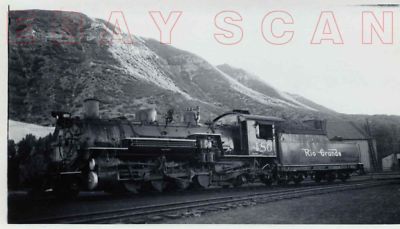 7K230 RP 1958/60s DENVER RIO GRANDE WESTERN RAILROAD 2-8-2 LOCO #480 DURANGO
