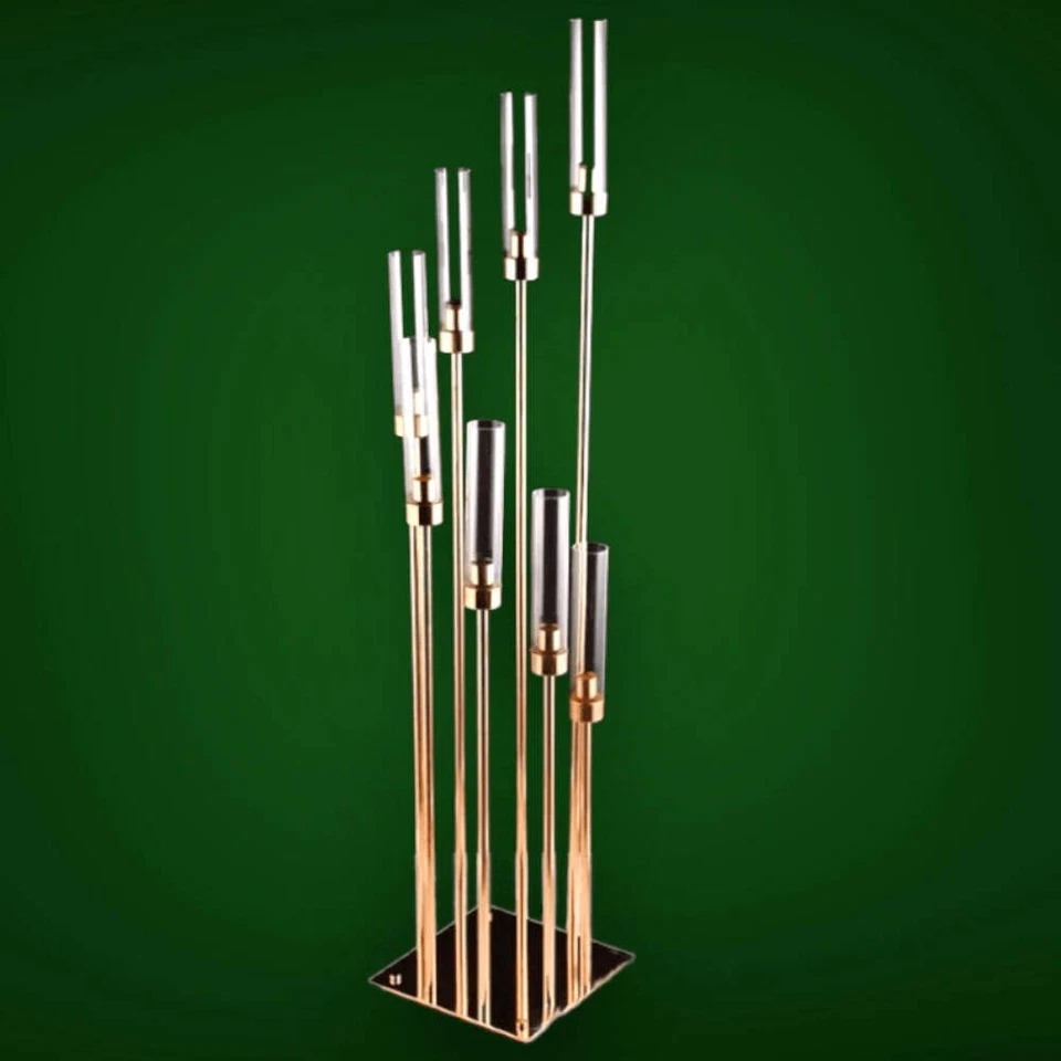 8-Arm Candelabra Acrylic Wedding Centerpiece - Image 2 of 4