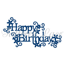 102 Tattered Lace Dies By Stephanie Weightman HAPPY BIRTHDAY EMBELLISHMENT