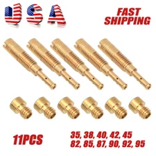 For Kawasaki KLX 110 DRZ 110 STOCK Carb Pilot Jet Kit & Larger Main Jet Kit US