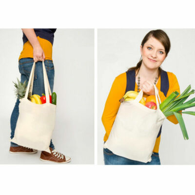 Printwear BASIC Baumwolltasche 38 x 42 cm Stofftasche Tragetasche Beutel ÖKO-Tex