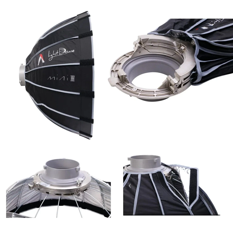 Aputure Light Dome Mini III Softbox w/Honeycomb Grid for Amaran 300C 150C 200xS - Image 3 of 4