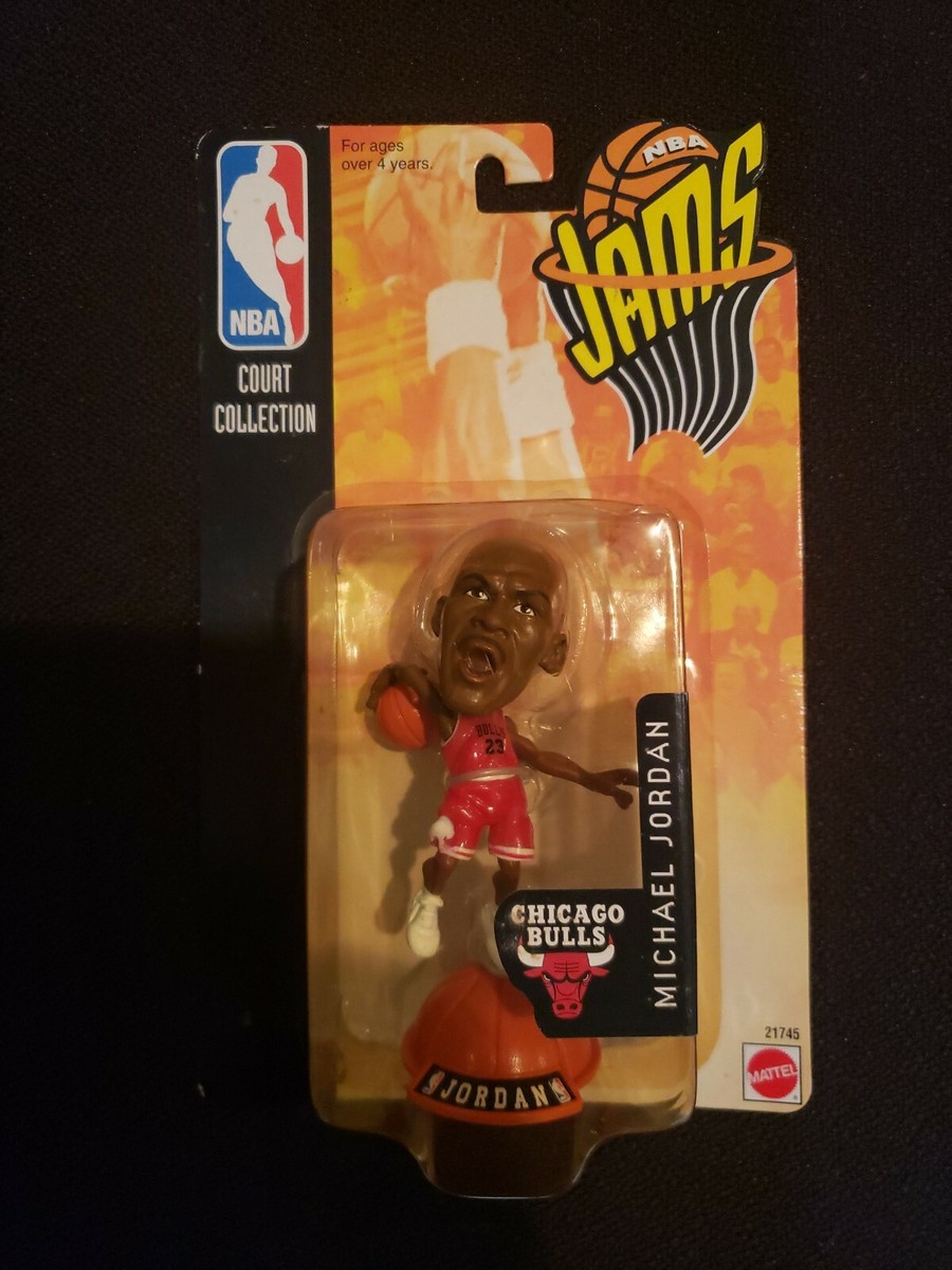 1998 Mattel NBA Jams Court Collection MICHAEL JORDAN Action Figure