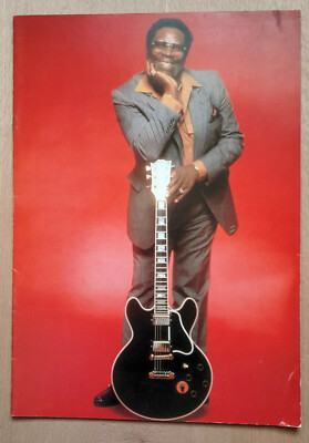 BB King 1985 Tour Programme with Blues & Trouble