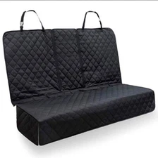 Water-Resistant Full Rear Row Back Bench Seat Cover Protector Universal fit