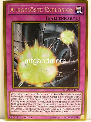 Yu-Gi-Oh - 1x Ausgelöste Explosion - MVP1 - Gold Edition