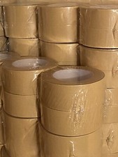 6 X Brown Paper Kraft Tape 48mm X 50m Self Adhesive Strong Packaging Parcel Tape