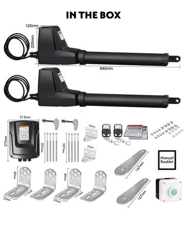 KENNER Automatic Electric Gate Opener Double Swing Remote Control Kit 1000KG - Picture 9 of 9