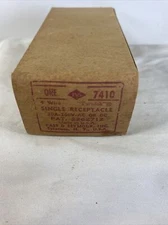 Vinatge ~ P & S # 7410 Four Wire "Turnlock" Flush Receptacle