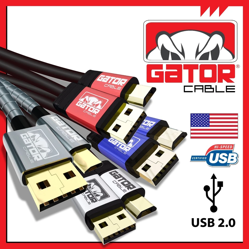 Micro USB Charger Cable Fast Charge Data Sync For Android Samsung LG HTC Moto - Image 2 of 4