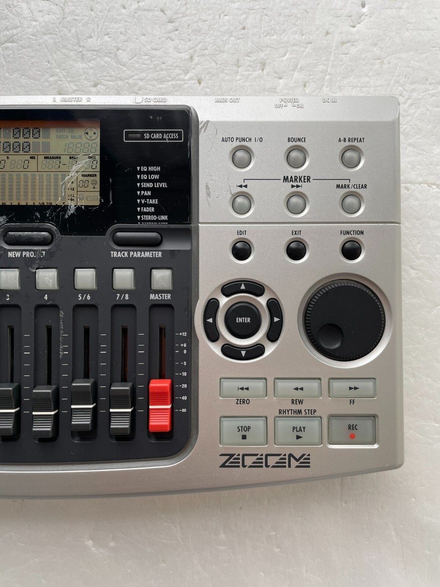 Zoom MRS-8 MultiTrak Digital Recording Studio 8Track