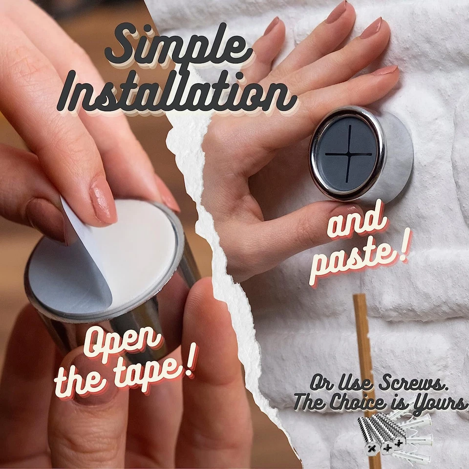 HEFA Toallero de Plato, Accesorios de Baño, Aparatos de Cocina y Gancho para Toallas Paquete de 4 Foto 4 de 4