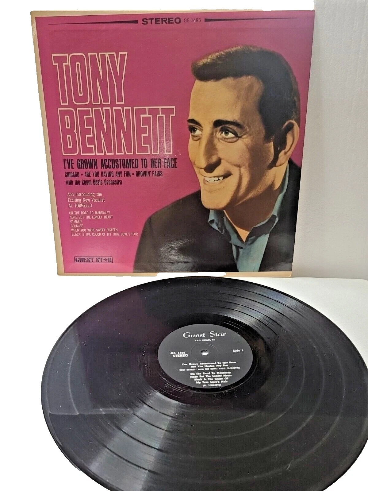 Tony Bennett Good (G) Grading 33 RPM Speed Vinyl Records